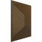 Ekena Millwork 11 7/8in. W x 11 7/8in. H Diane EnduraWall Decorative 3D Wall Panel Covers 0.98 Sq. Ft. WP12X12DICCB - alternate 2